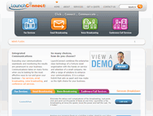Tablet Screenshot of launchconnect.com